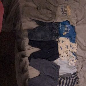8 onesies and 4 pants newborn matching can all go together 12 pieces total
